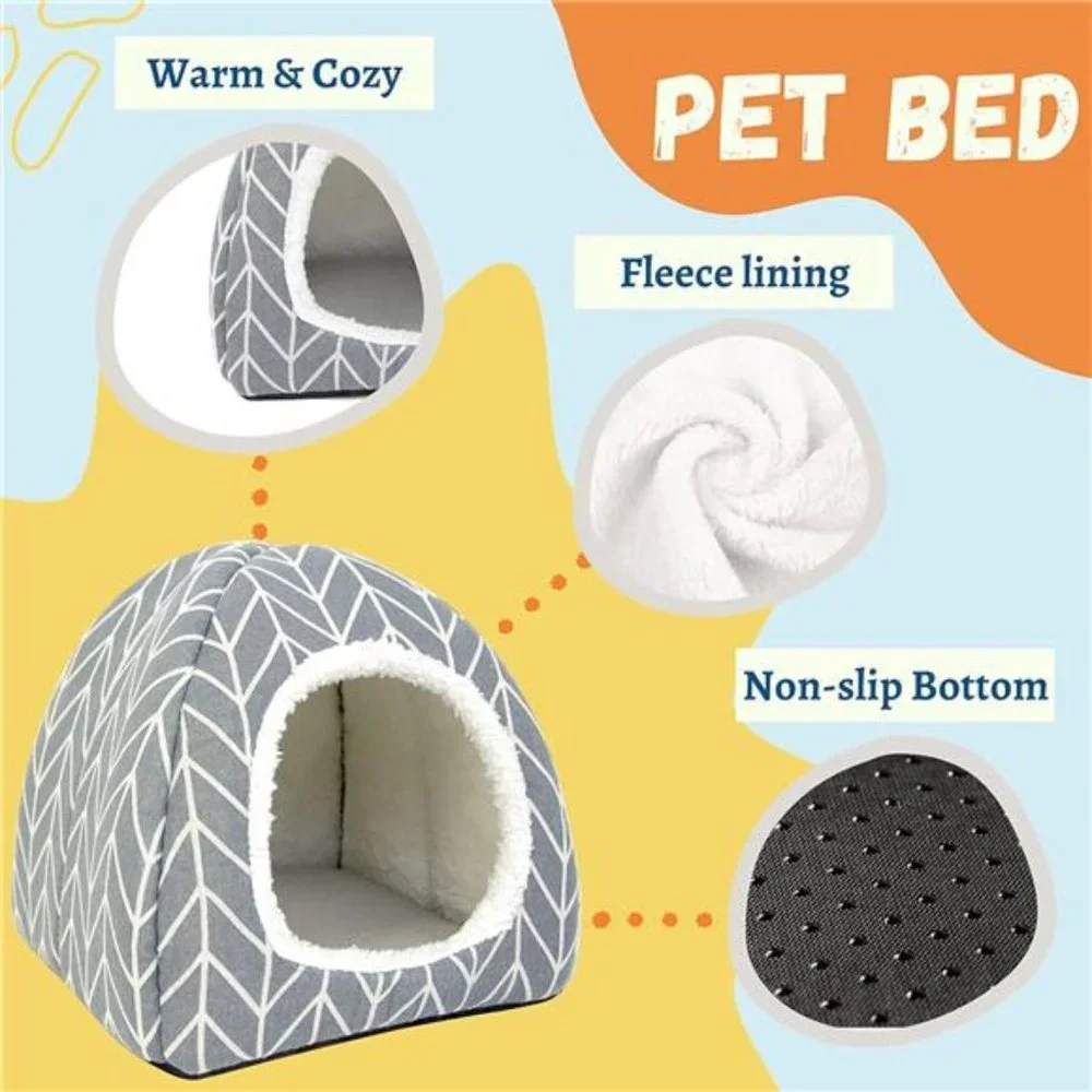 Guinea Pig Hideout Hamster Bed Rabbit House Cave Accessories Cozy Hide-Out